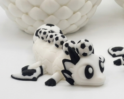 Soccer Dragon Hatchking and Egg