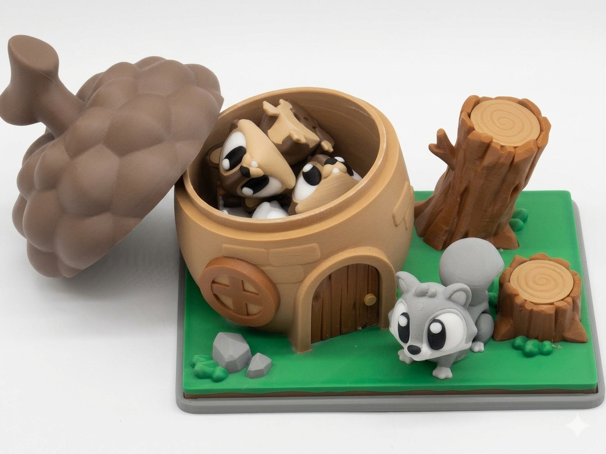 Acorn House and Squirrels