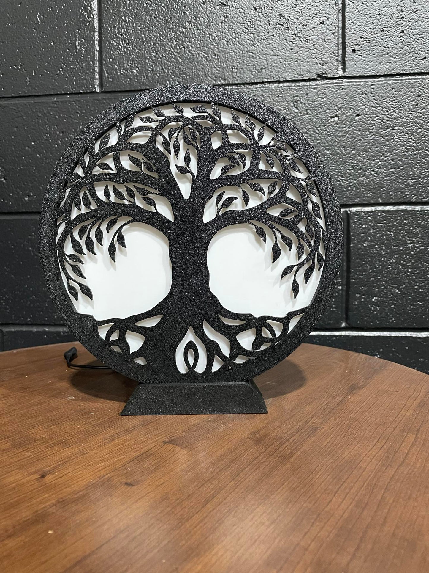 Tree of Life Wall Mountable with stand USB powered.