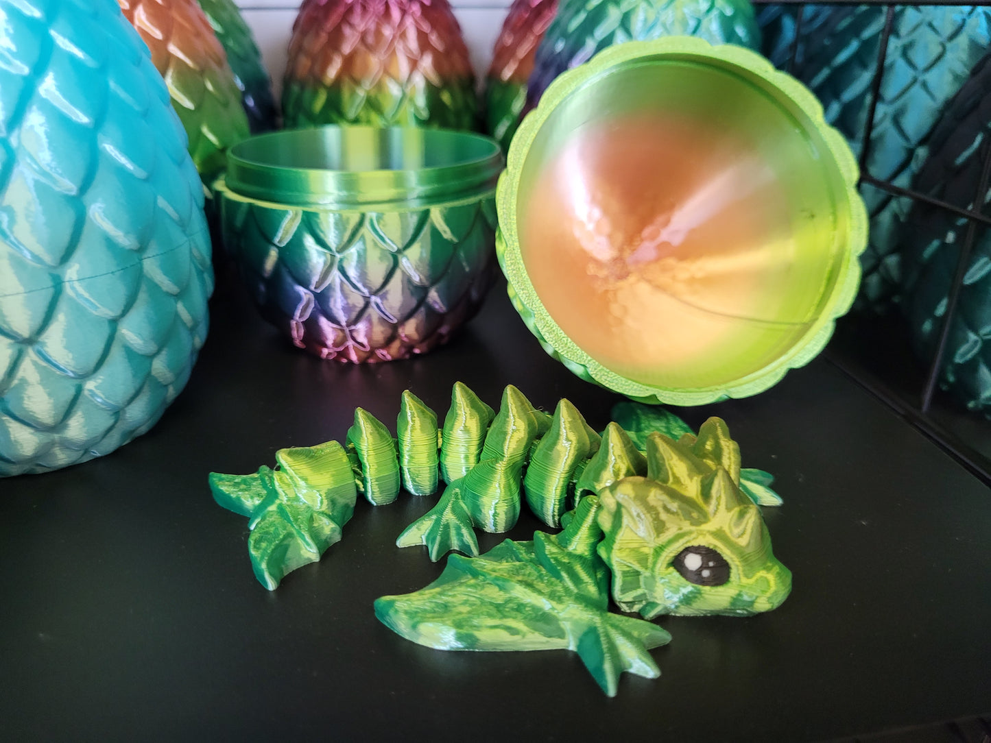 Tiny Wyvern Egg and Baby from Cinderwing3D