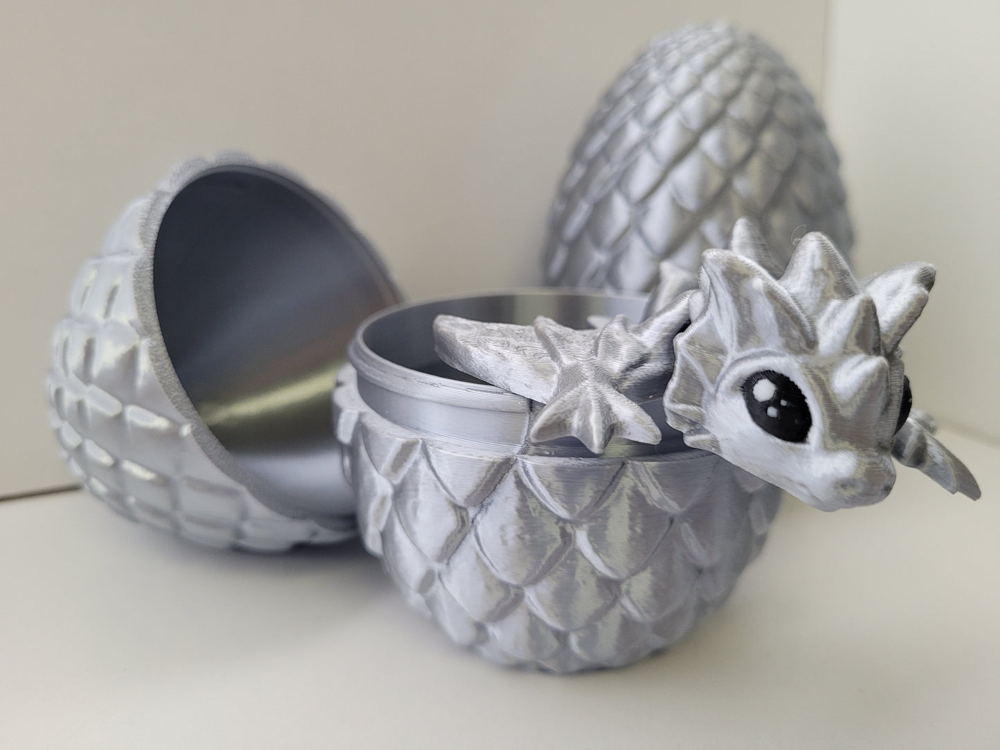 Tiny Wyvern Egg and Baby from Cinderwing3D