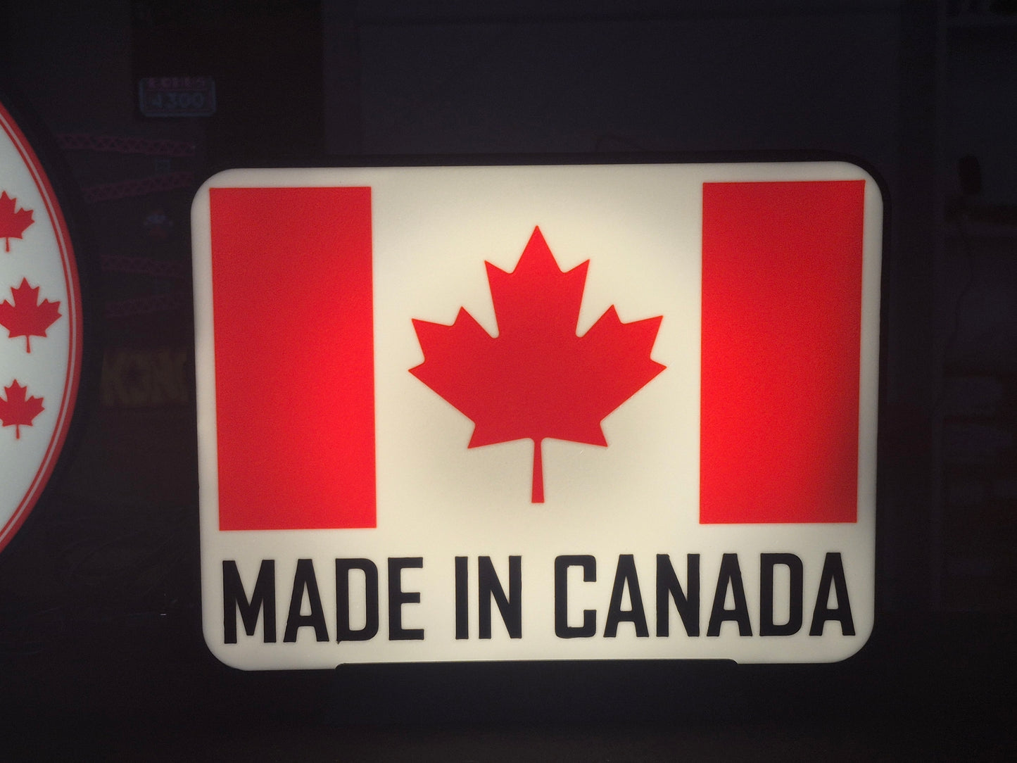 Made In Canada LED Lightbox.