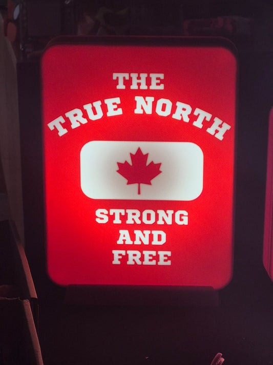 The Truth North Strong and Free LED Lightbox.