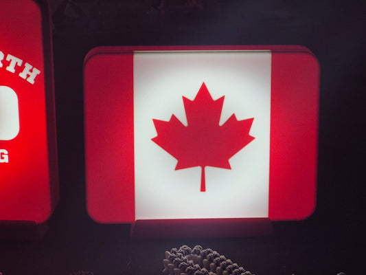 Canada Flag LED Lightbox.