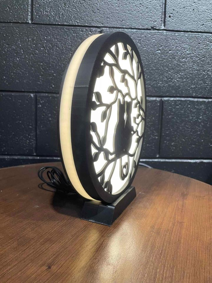 Forever Cats White/Warm White/Bright White Dimmable Wall Lamp