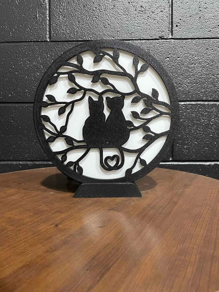 Forever Cats White/Warm White/Bright White Dimmable Wall Lamp