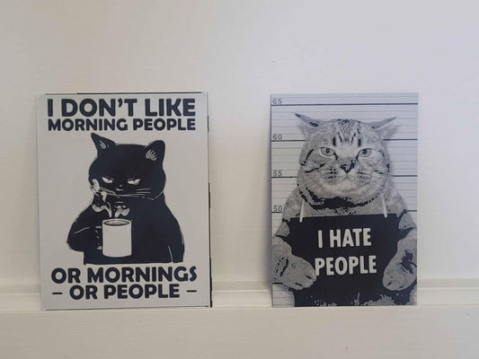 Inspirational Funny Cat Decor