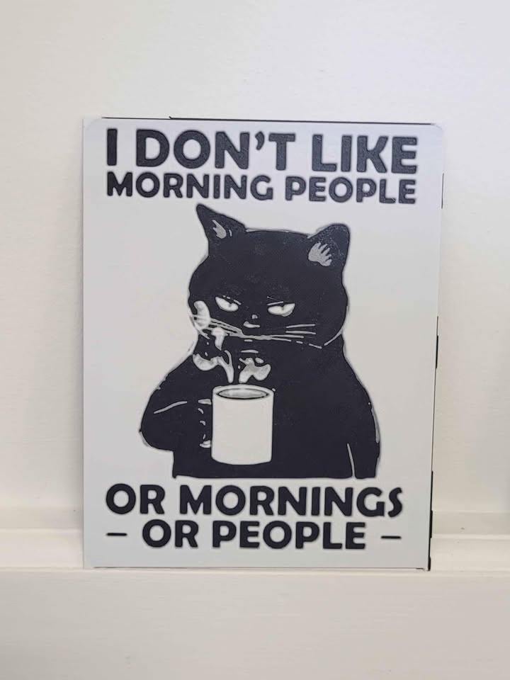 Inspirational Funny Cat Decor