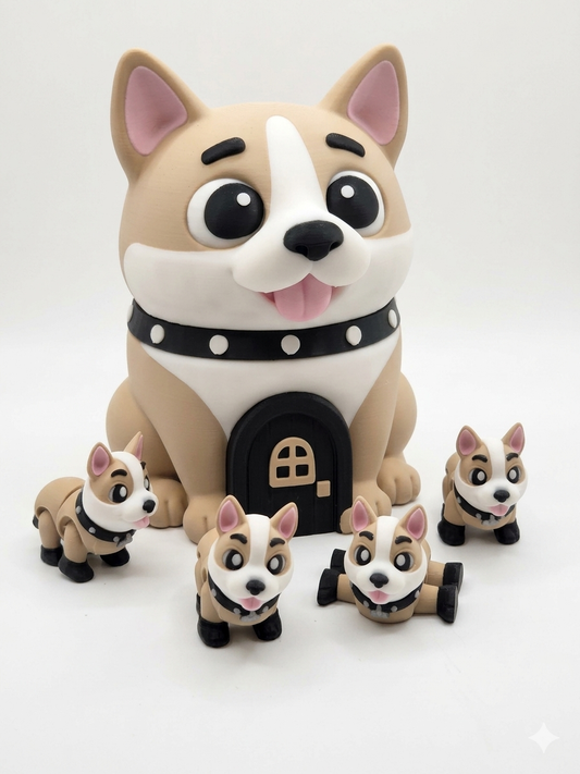 Corgi House and Pups
