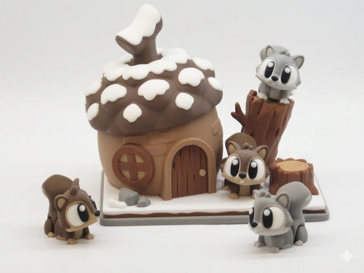 Acorn House and Squirrels