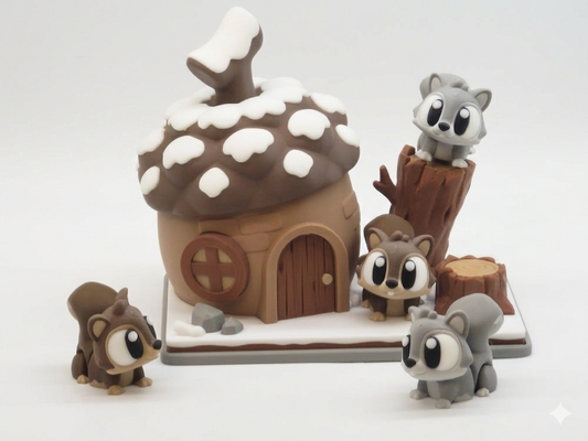 Acorn House and Squirrels