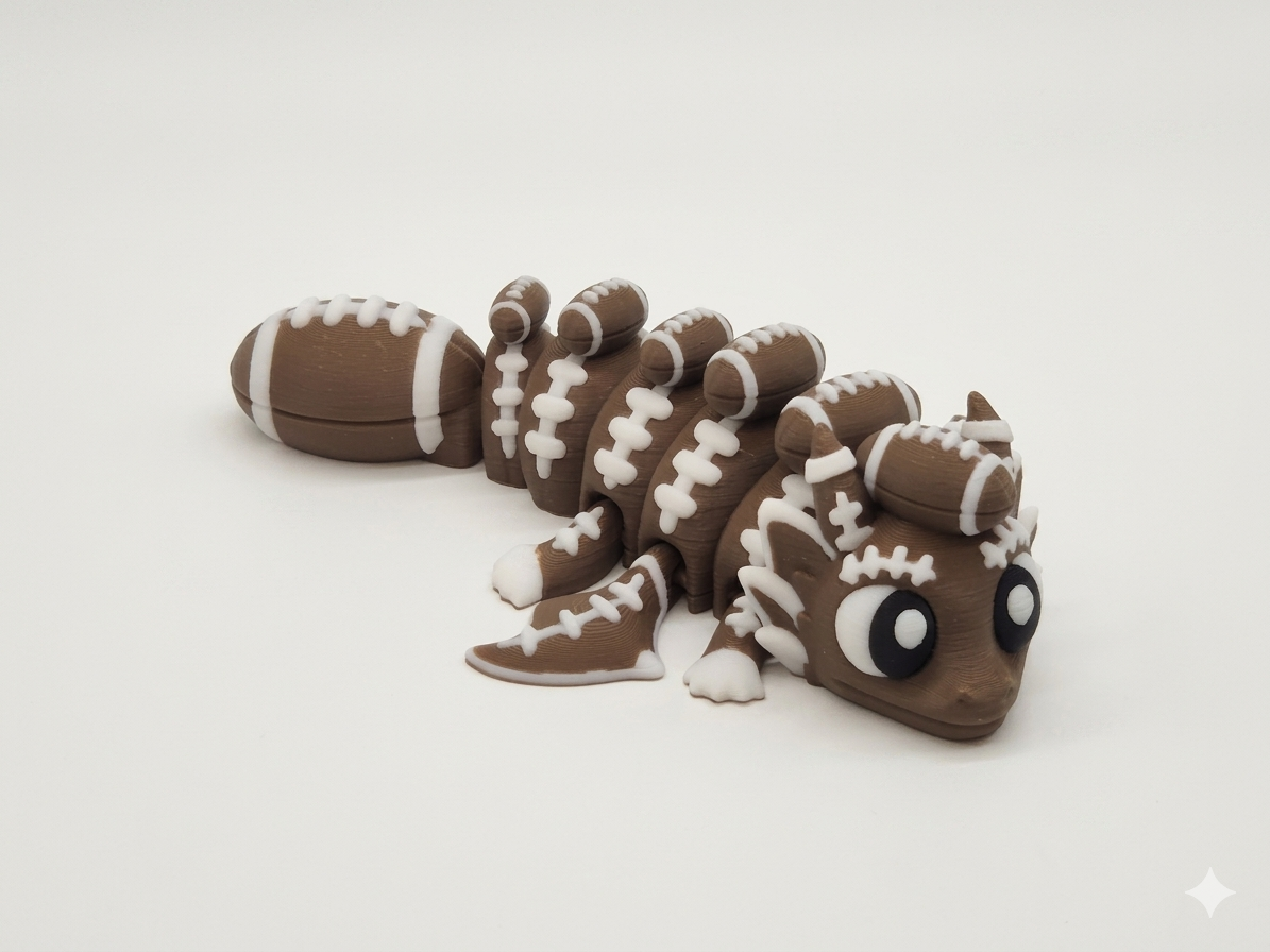 Football Dragon Hatchling and Egg