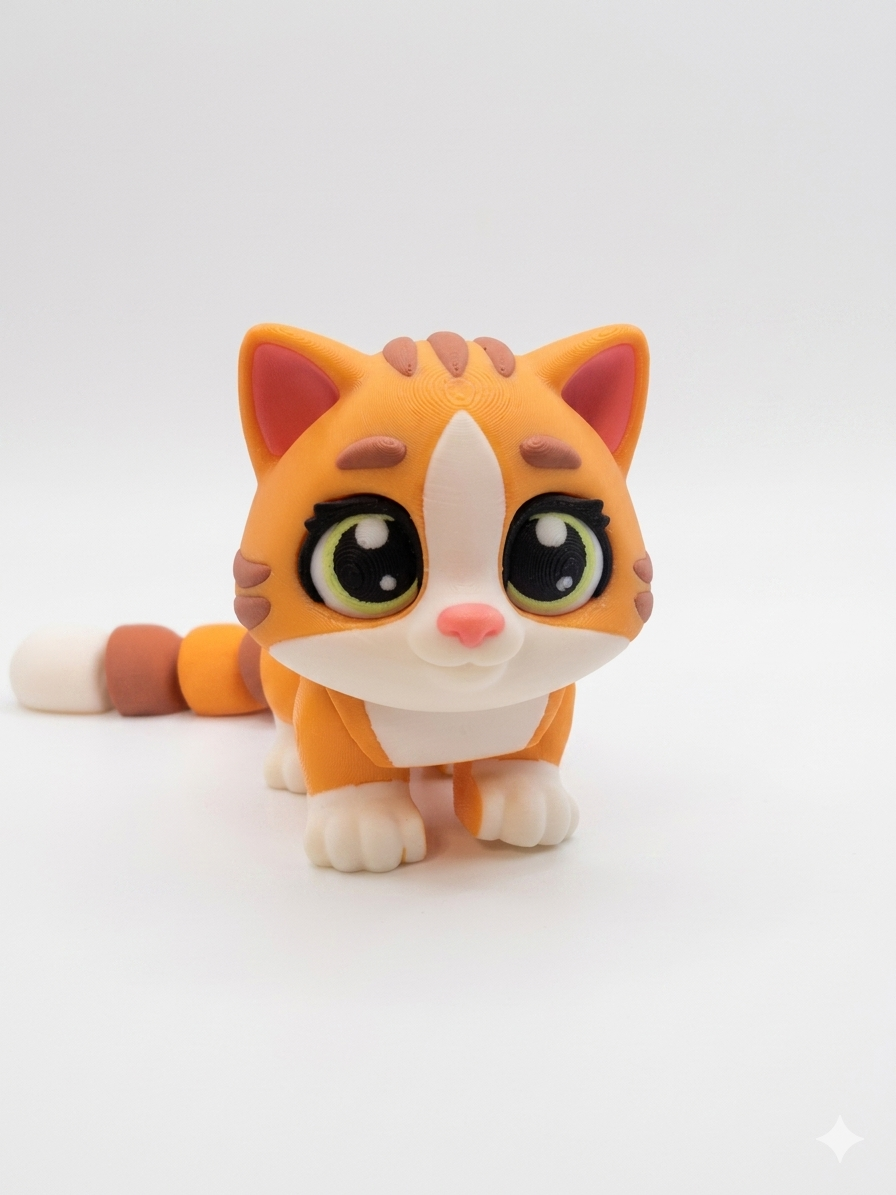 Flexi Big Eyes Tabby Kitten