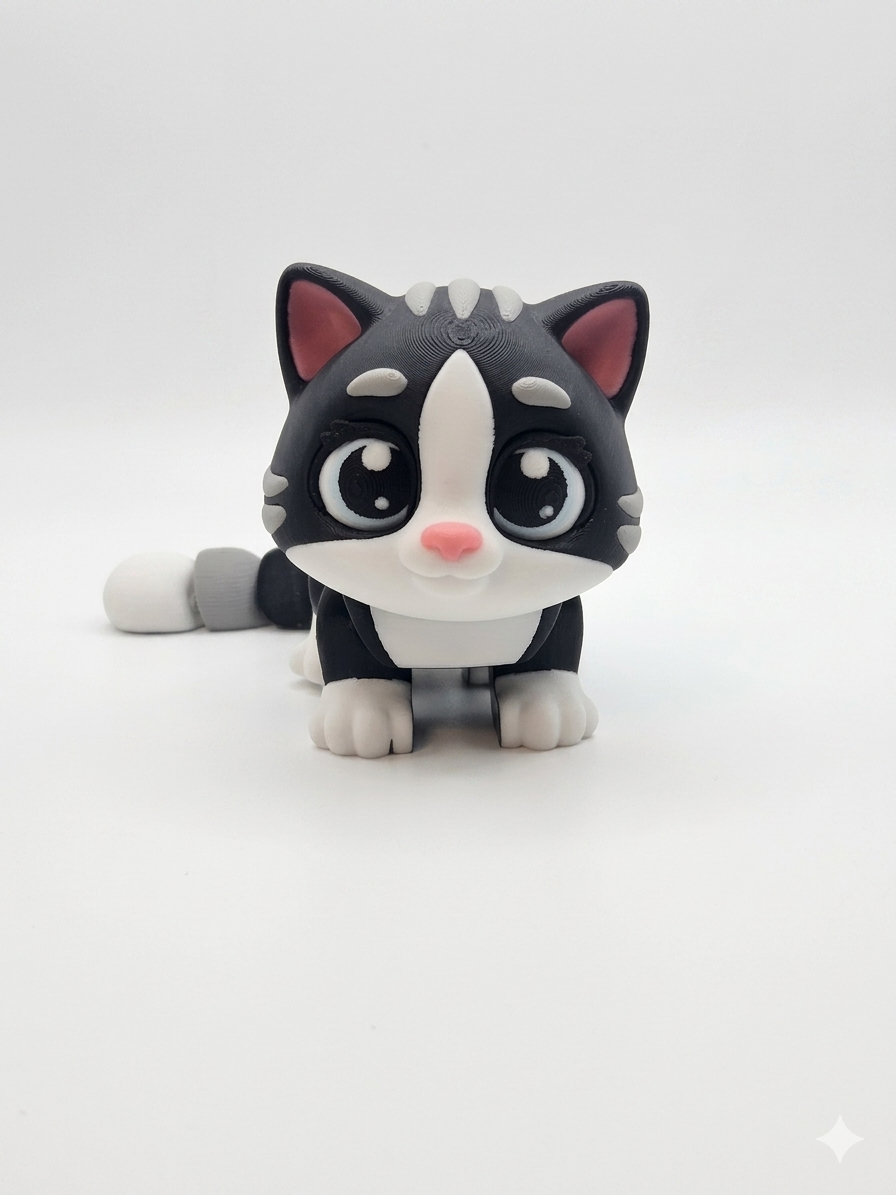 Flexi Big Eyes Tabby Kitten