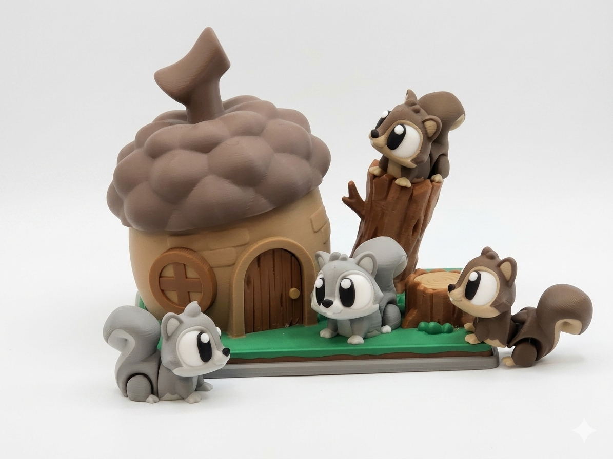 Acorn House and Squirrels