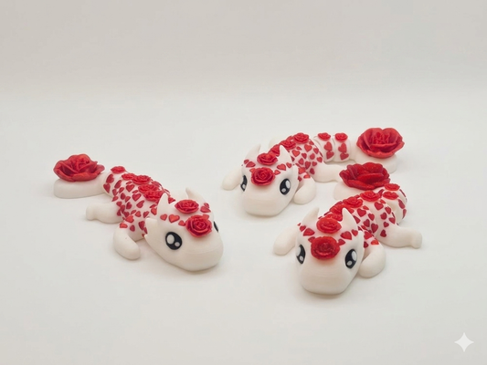 Red Rose Articulated Dragon
