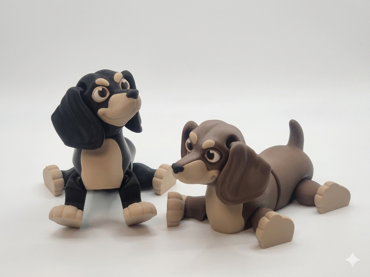 The Ultimate Articulated Dachshunds!