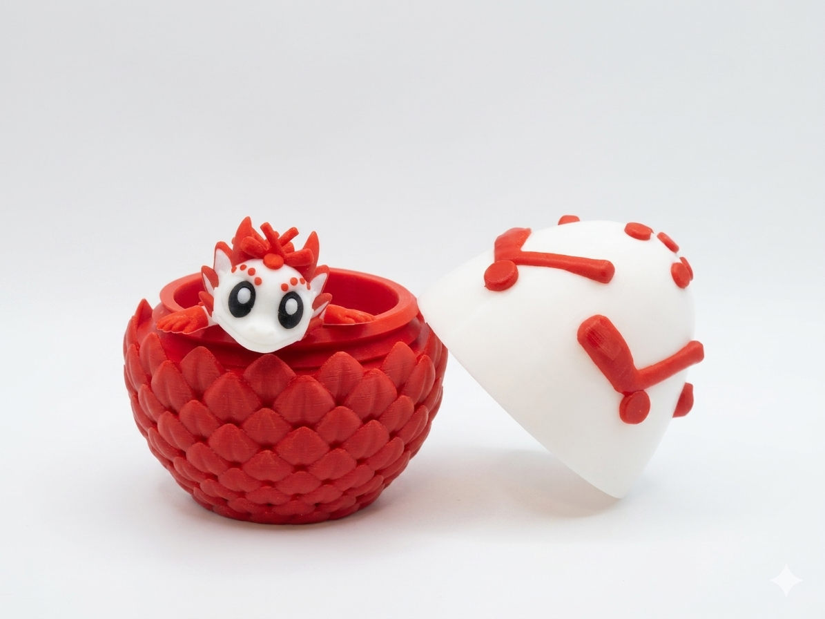 Hockey Dragon Hatchling And Egg