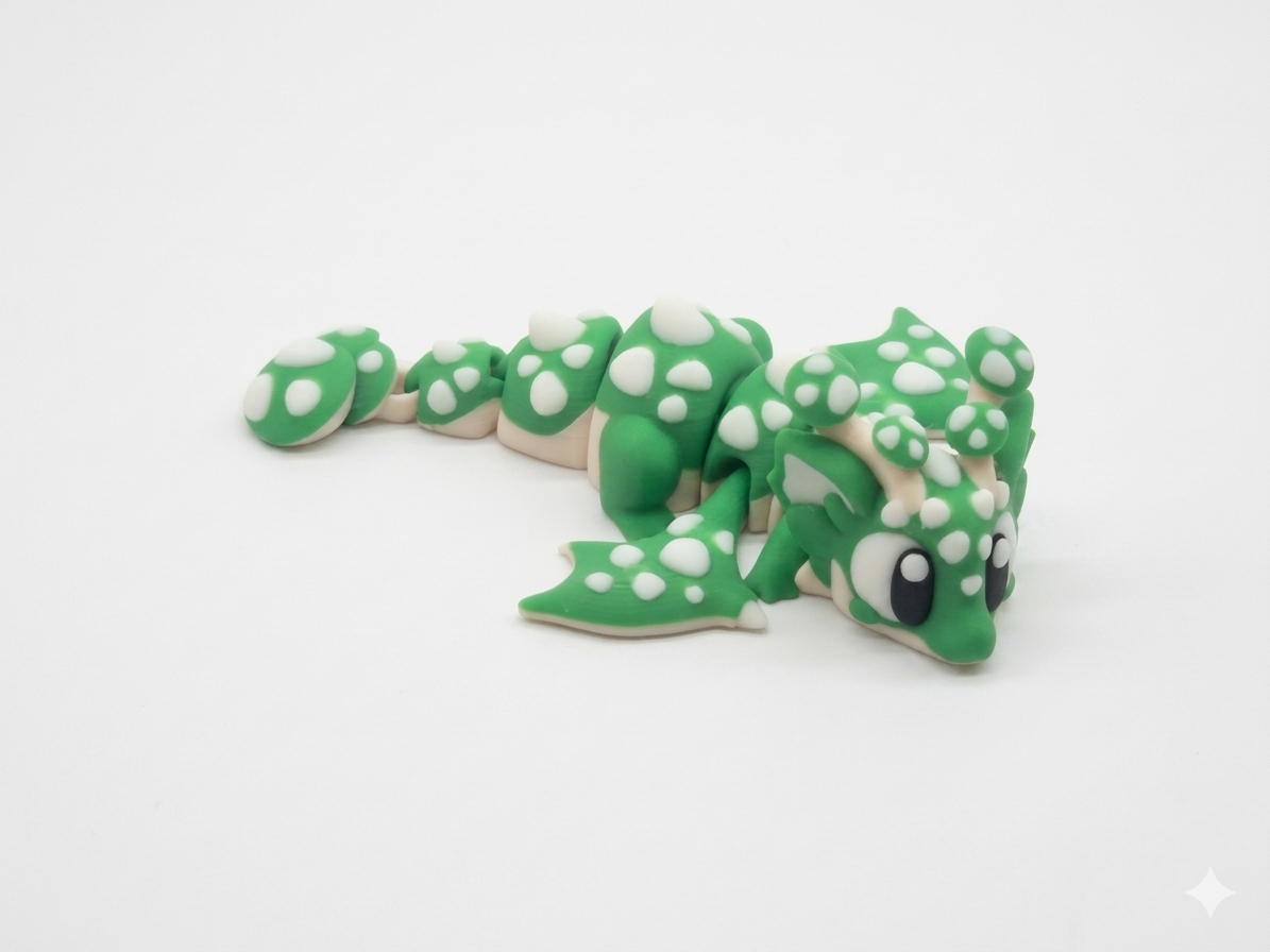 Baby Mushroom Dragon and House