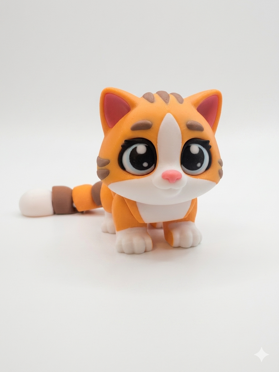 Flexi Big Eyes Tabby Kitten