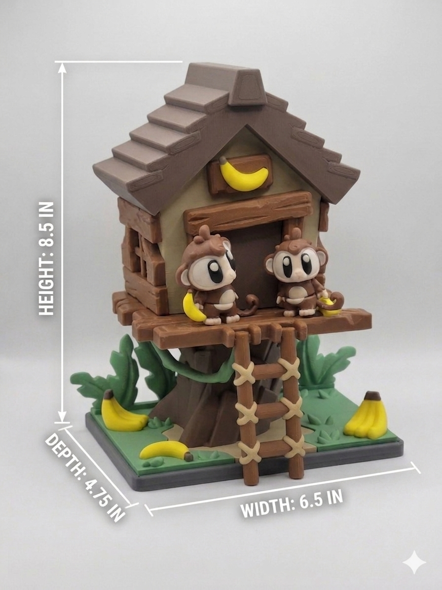 🐒 Monkey Treehouse Adventure Playset 🍌