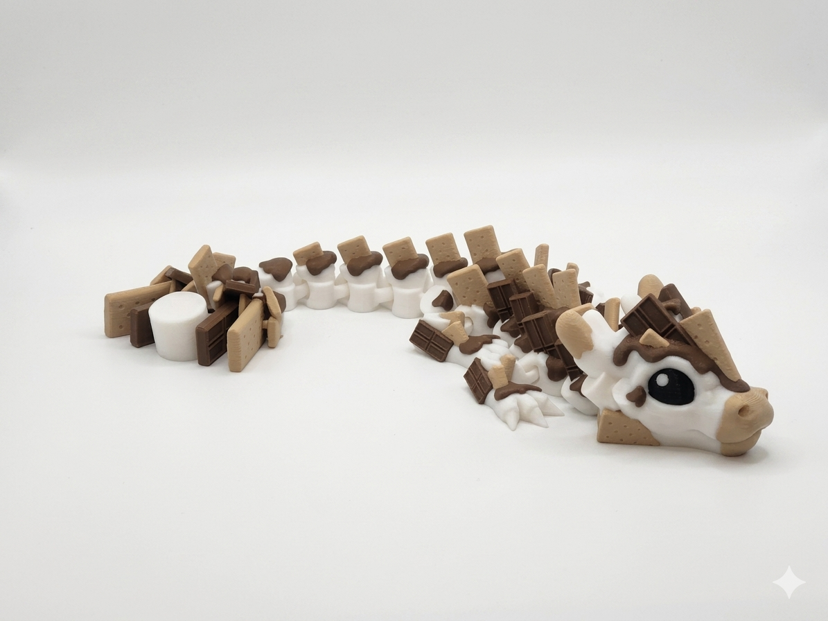 Baby S'mores and Winged Baby S'mores Dragons