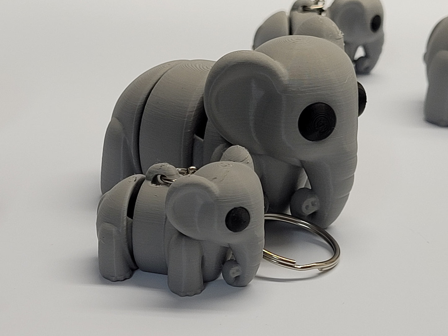 Super Cute Baby Elephant Articulating 3D Model.