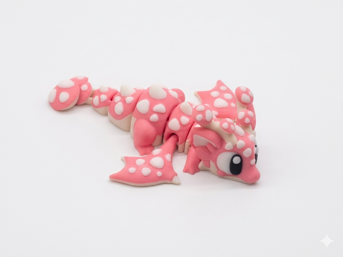 Baby Mushroom Dragon and House
