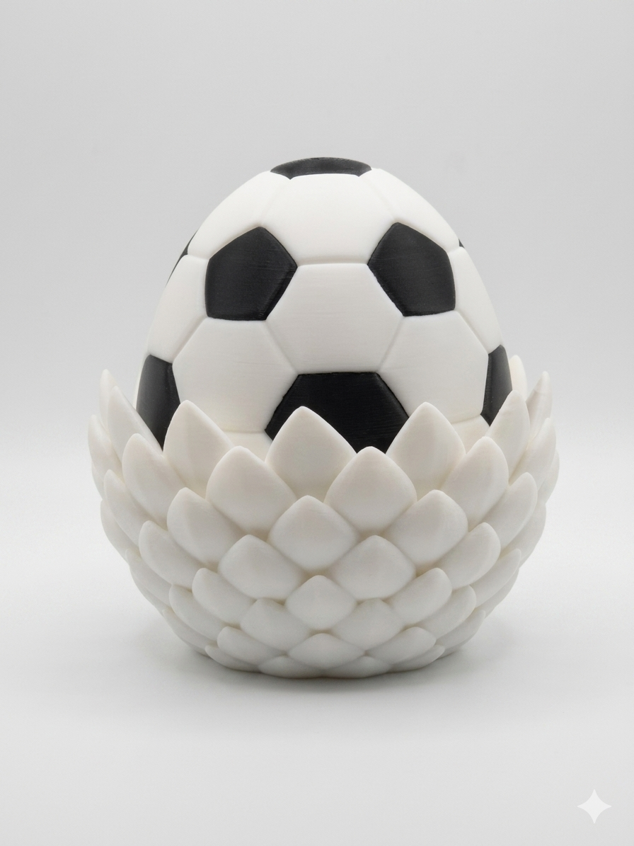 Soccer Dragon Hatchking and Egg