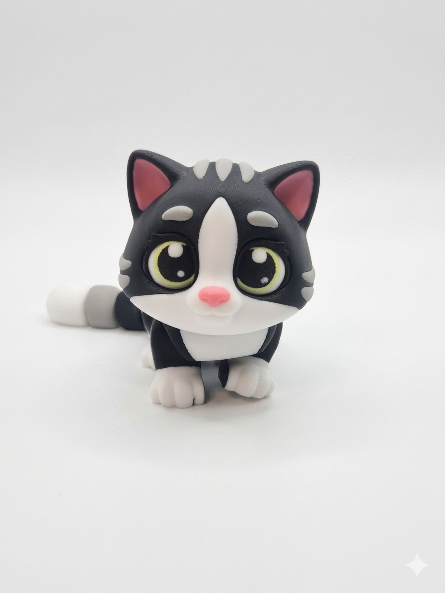 Flexi Big Eyes Tabby Kitten