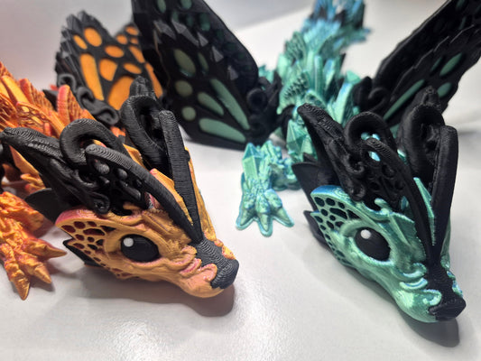 Baby Fae Wolf Winged Dragon