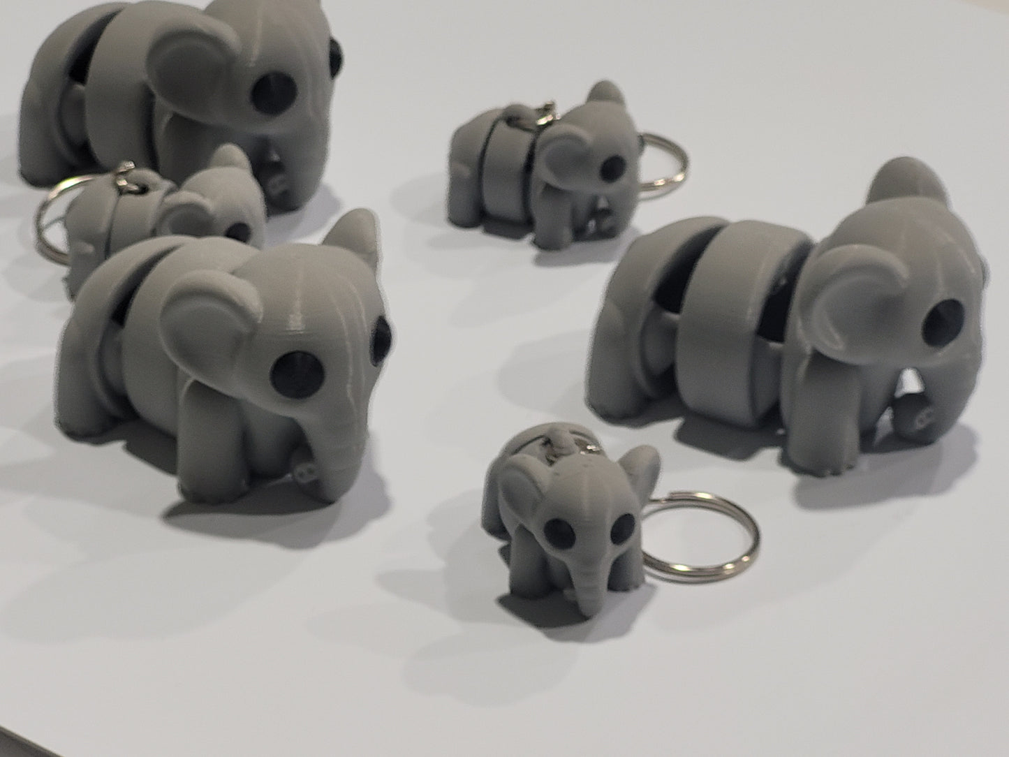 Super Cute Baby Elephant Articulating 3D Model.