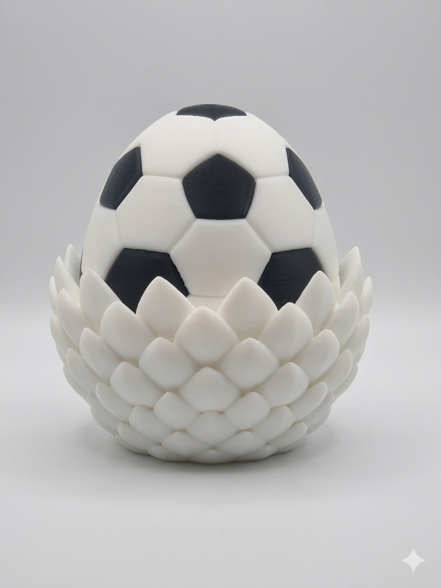 Soccer Dragon Hatchking and Egg