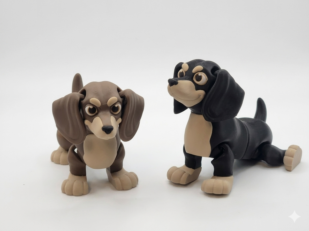 The Ultimate Articulated Dachshunds!