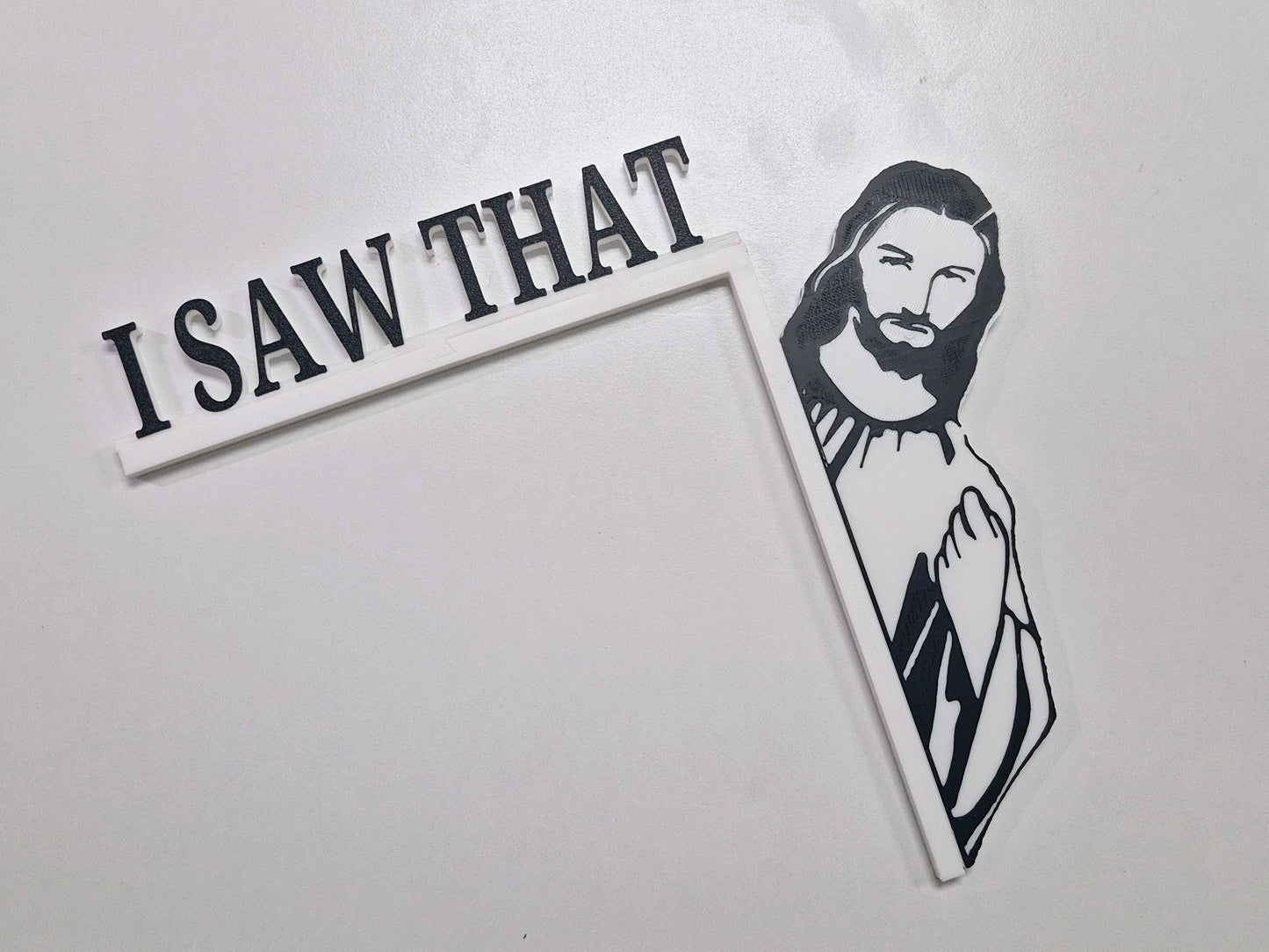 "I SAW THAT" Funny Door Corner Decor