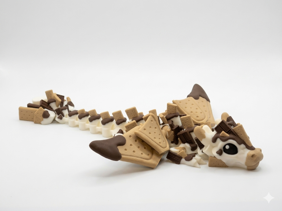 Baby S'mores and Winged Baby S'mores Dragons