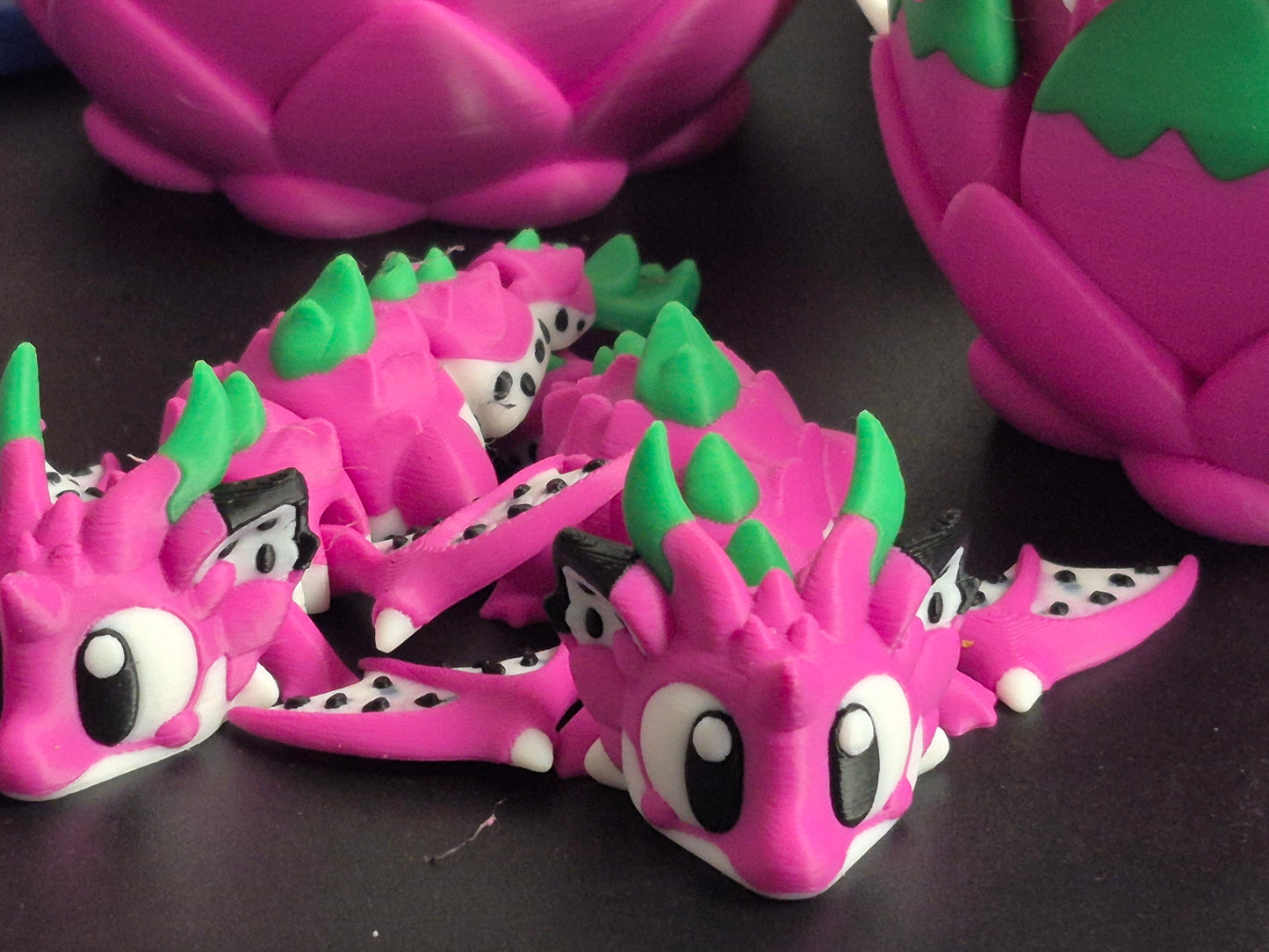 Dragonfruit Egg with Baby Dragon inside