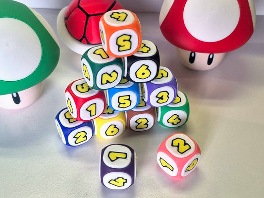 Party Time!!! Party Dice!!! 12 colors available.