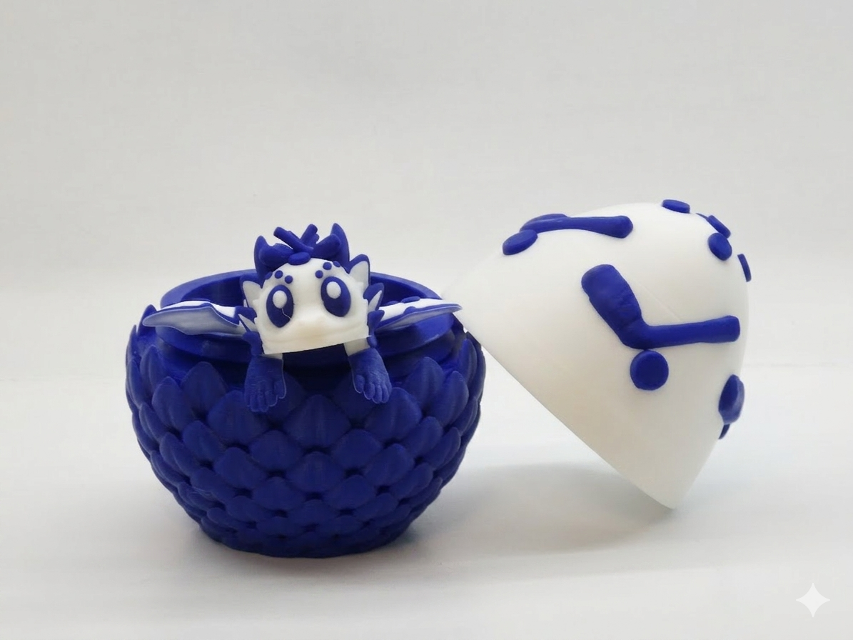 Hockey Dragon Hatchling And Egg