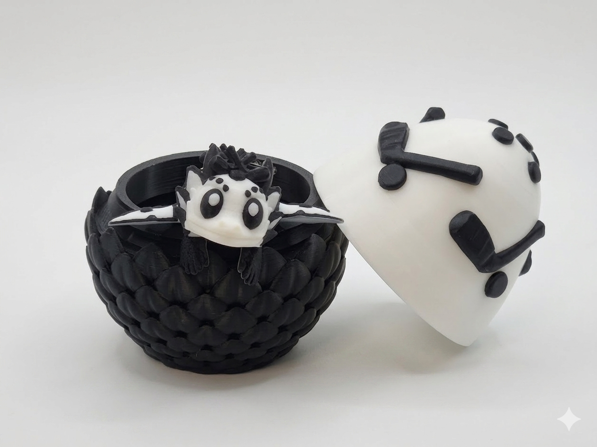 Hockey Dragon Hatchling And Egg