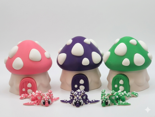 Baby Mushroom Dragon and House