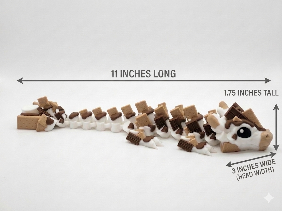 Baby S'mores and Winged Baby S'mores Dragons