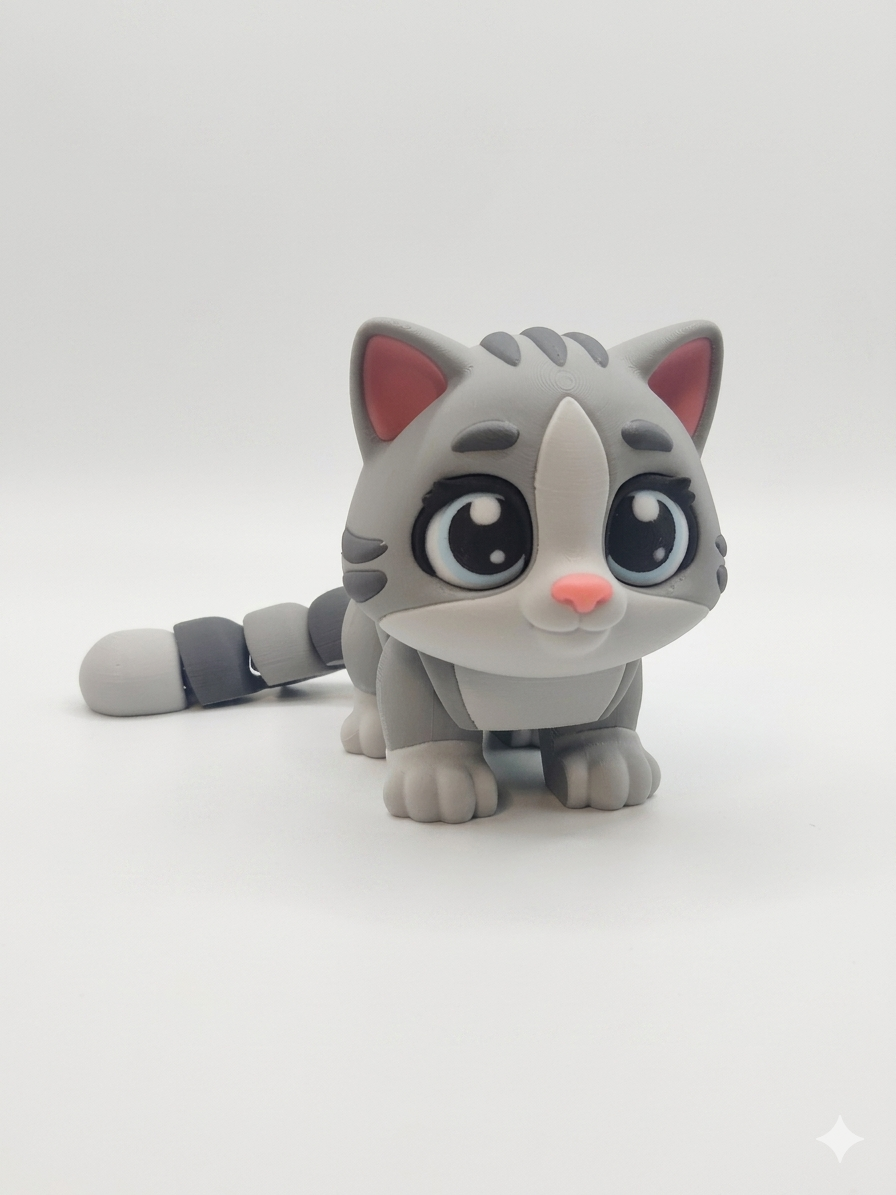 Flexi Big Eyes Tabby Kitten